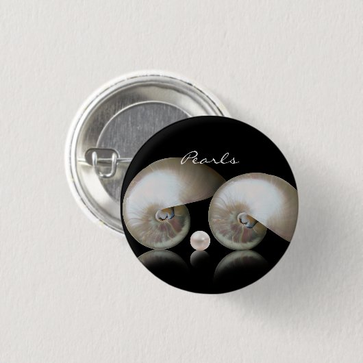De moeder van Pearl Ronde Button 3,2 Cm (Voorkant /achterkant)