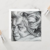 De moeder (van Umberto Boccioni) Kaart (Voorkant / Achterkant in situ)