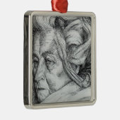 De moeder (van Umberto Boccioni) Metalen Ornament (Rechts)