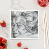 De moeder (van Umberto Boccioni) Servet (Insitu)