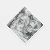 De moeder (van Umberto Boccioni) Servet (Hoek)