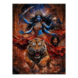 De Moeder van Verval en Vernieuwing Moeder Kali Perfect Poster