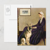 De moeder van Whistler - Duitse herder 2 Briefkaart (Voorkant / Achterkant)