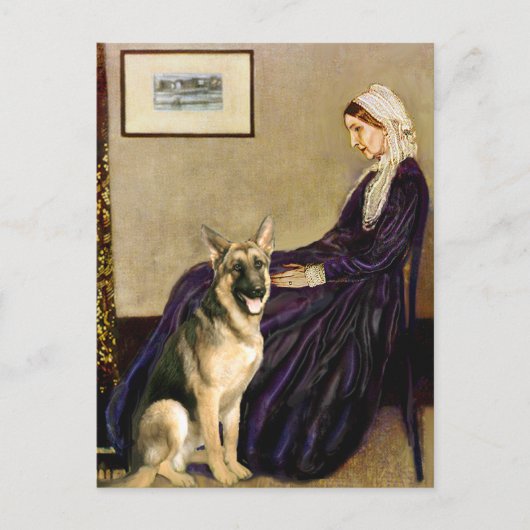 De moeder van Whistler - Duitse herder 2 Briefkaart (Voorkant)
