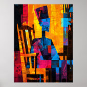 De moeder van Whistler herinterpreteerd in vet Abs Poster (Voorkant)