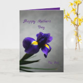 De Moederdagkaart Iris Kaart (Gele Bloem)