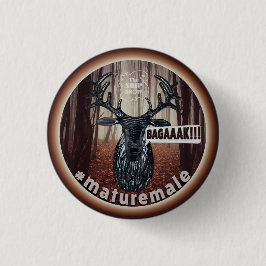 De moederman ronde button 3,2 cm