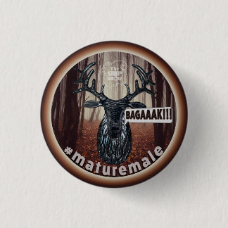 De moederman ronde button 3,2 cm