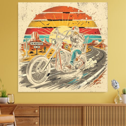De Moederweg Canvas Afdruk (Insitu (Woonkamer))