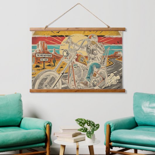 De Moederweg Hangend Wandkleed (Woonkamer)