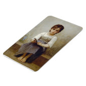 "De moeilijke les" William Bouguereau Magnet Magneet (Linkerzijde)