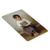 "De moeilijke les" William Bouguereau Magnet Magneet (Rechterzijde)