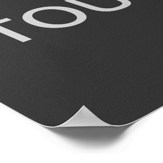 De moeilijke tijden duren niet lang - stoere mense poster (Hoek)