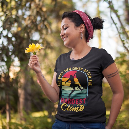 De moeilijkste klim t-shirt