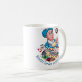 De moeilijkste werkende moeder ter wereld koffiemok (Voorkant rechts)