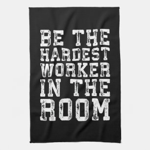 De moeilijkste werker in de zaal - Inspirerend Theedoek