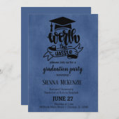 De moeite waard - Blauw Kaart (Voorkant / Achterkant)