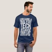 De moeite waard mijn tijd dialyse technicus Shirt (Voorkant volledig)