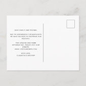 De moeite waard om te wachten bruiloft Verander de Aankondigingskaart (Achterkant)