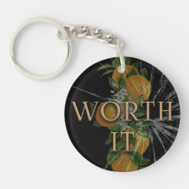 De moeite waard sleutelhanger