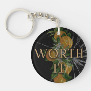 De moeite waard sleutelhanger