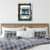 De moeras canvas afdruk (Insitu (Slaapkamer))