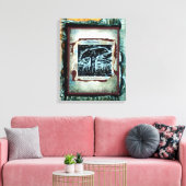 De moeras canvas afdruk (Insitu (Woonkamer))