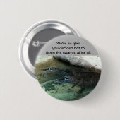 De moeras drogen ronde button 5,7 cm (Voorkant /achterkant)