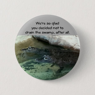 De moeras drogen ronde button 5,7 cm