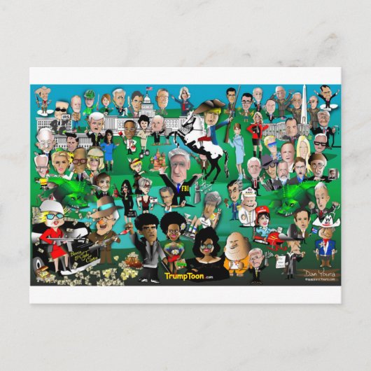 De moeras tekenen briefkaart (Voorkant)