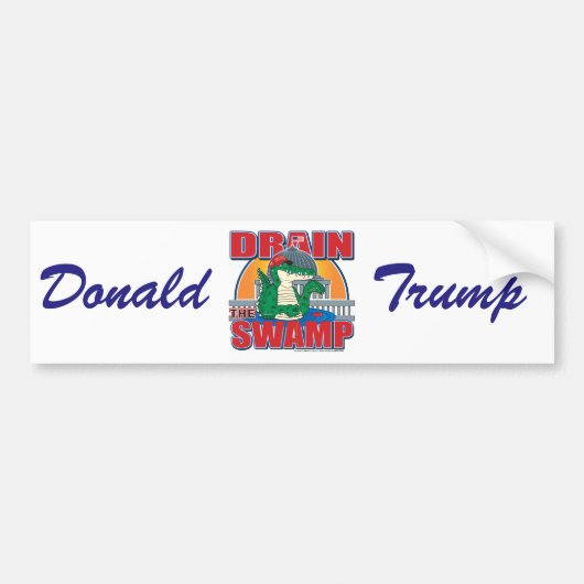 De moeras tekenen bumpersticker (Voorkant)