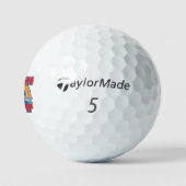 De moeras tekenen golfballen (Logo)