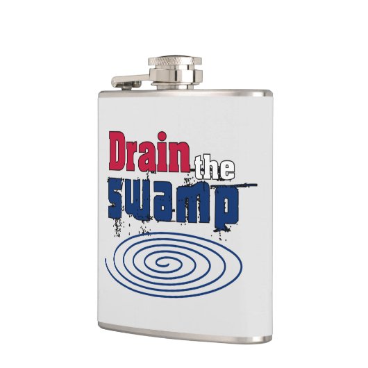 De moeras tekenen heupfles (Links)