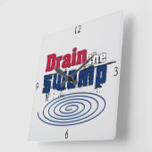 De moeras tekenen vierkante klok (Hoek)