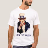 De moeras tekenen (witte achtergrond) t-shirt (Voorkant)