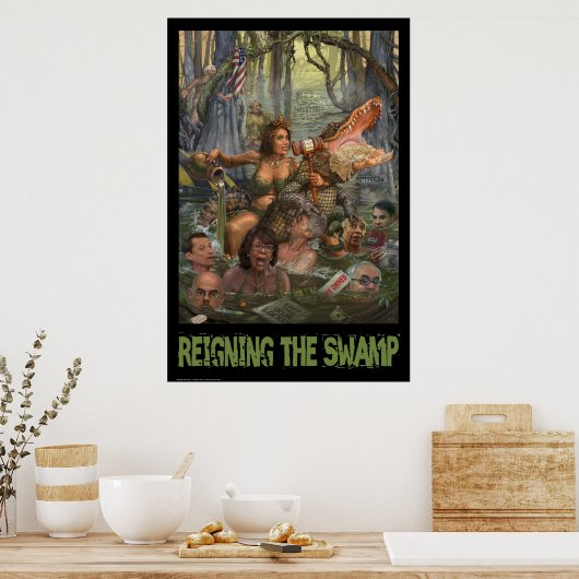 De moeras uitstralen poster (Keuken)