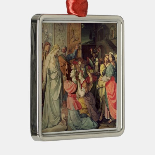 De moerasmaagd metalen ornament (Rechts)