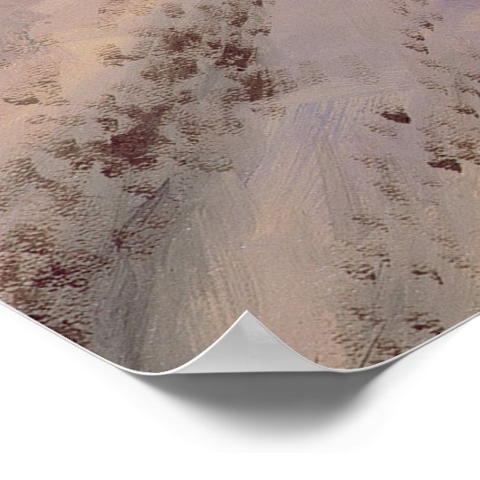 De moerasoxes van David Poole Print (Hoek)