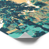 De moerassen van het regionale park Briere Frankri Poster (Hoek)