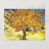 De moerbeenboom bewaart het datum-briefkaart. Vint Aankondigingskaart (Voorkant)