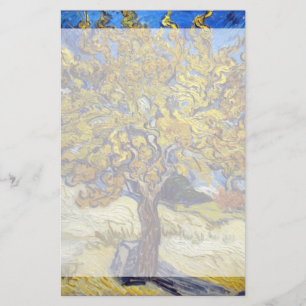 De moerbeenboom. Vincent Van Gogh. Fmous art. Briefpapier