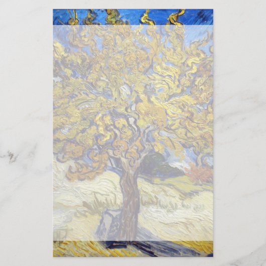 De moerbeenboom. Vincent Van Gogh. Fmous art. Briefpapier (Voorkant)