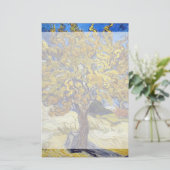 De moerbeenboom. Vincent Van Gogh. Fmous art. Briefpapier (Staand voorkant)
