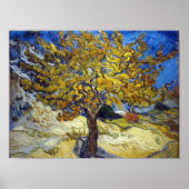 De moerbeiboom van Vincent van Gogh Poster (Voorkant)