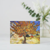 De moerbeiboom Vincent van Gogh Briefkaart (Staand voorkant)
