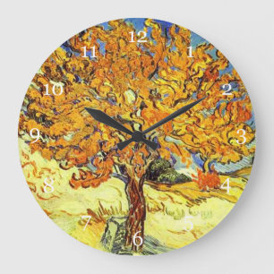 De moerbeiboom, Vincent van Gogh. Vintage kunst Grote Klok