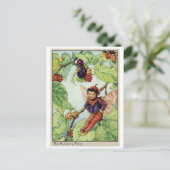 De moerbeifee briefkaart (Staand voorkant)