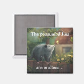 De mogelijkheden zijn eindeloos... Opossum Magneet (Voorkant / Achterkant)