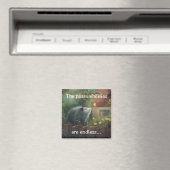 De mogelijkheden zijn eindeloos... Opossum Magneet (Insitu (Vaatwasser))