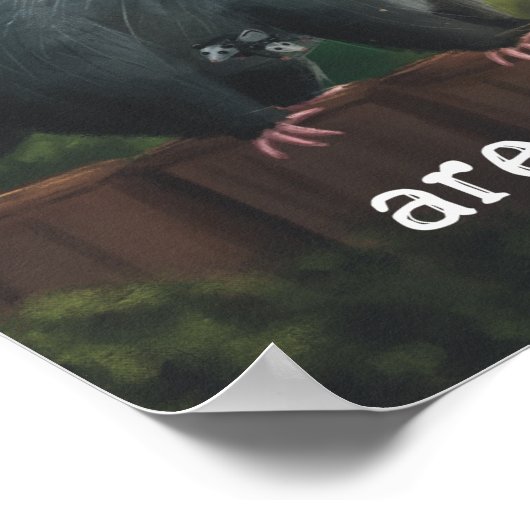 De mogelijkheden zijn eindeloos... Opossum Poster (Hoek)